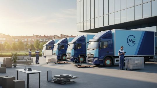 flotas electricas y plataformas digitales como se modernizan los traslados de oficinas y hogares